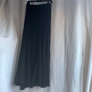 Sans Souci Polyester Spandex Flared Maxi Skirt L